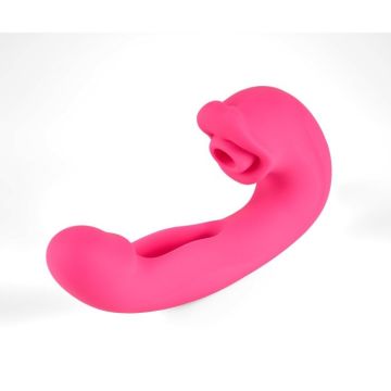 ZENN Zuigende en Flapping Rabbit Vibrator - Roze