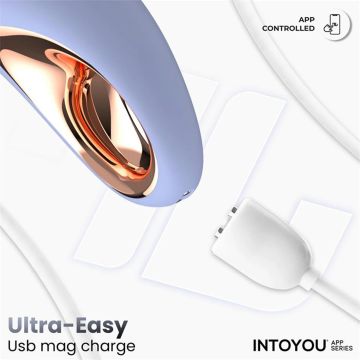 IntoYou Likkende Tongvibrator met App Bediening Licky - Blauw