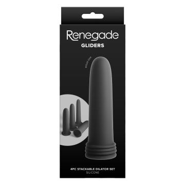 NS Novelties Dilator Set Gliders - Zwart