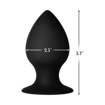 Buttplug F-98 Cone Medium - Zwart