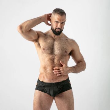 Locker Gear Open Access Jock Brief - Zwart