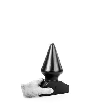 All Black Buttplug Zwart - 21.5 cm