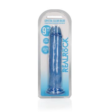RealRock Rechte Realistische Dildo met Zuignap - 23 cm