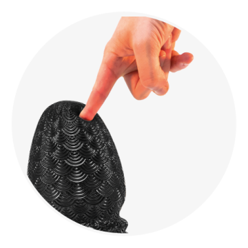 Stretch'r Tripole Buttplug XL - Zwart