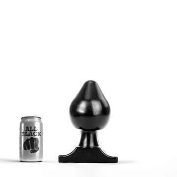 All Black Arie Butt Plug - 11 cm