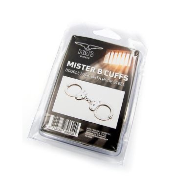 Handboeien met dubbel slot staal - Mister B
