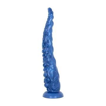 Mythical Mates Tentakel Dildo Kraken's Grasp Blauw - 32 cm