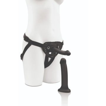 Me You Us Strap-on harnasset met 15 en 20 cm dildo's
