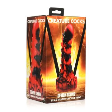 Monster Dildo Demon Rising  Scaly Dragon - Rood