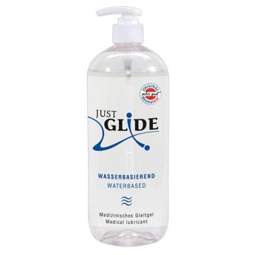 Just Glide Glijmiddel Op Waterbasis - 1000ml
