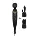 Wand Vibrator Black Edition Met 2 opzetstukjes