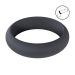 Wide O Silicone Cockring XXL - Zwart 55mm
