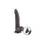 Realistische Aftrekbare Dildo Met ballen Bruin - 20 cm
