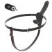 You2Toys Dubbele Vibrerende Strap-On met Afstandsbediening - Zwart