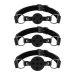 Bedroom Fantasies - Set van 3 Ball Gags - Zwart