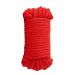 Zacht Bondage Touw 10 Meter - Rood