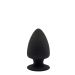 Klassieke Buttplug met Vlakke Basis en Zuignap - S