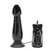 Stotende Buttplug - Zwart