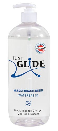 Just Glide Glijmiddel Op Waterbasis - 1000ml