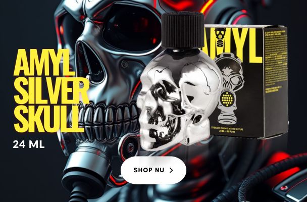 Amyl Silver Skull Poppers - 24 ml